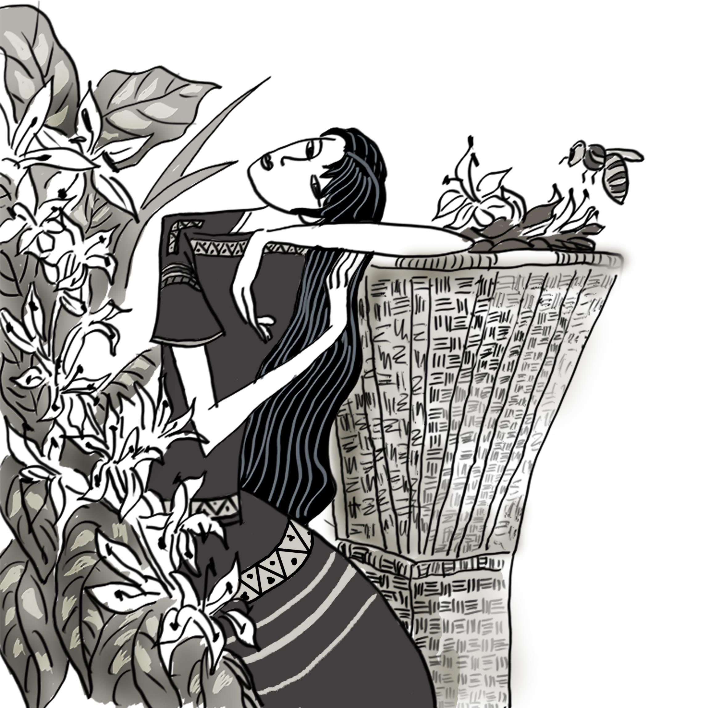 Mùa con ong đi lấy mật      