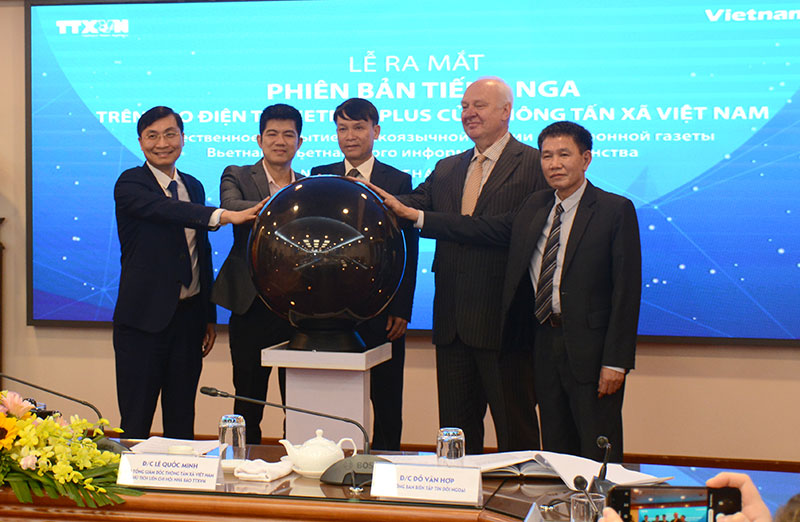Báo Điện tử VietnamPlus chính thức ra mắt phiên bản tiếng Nga