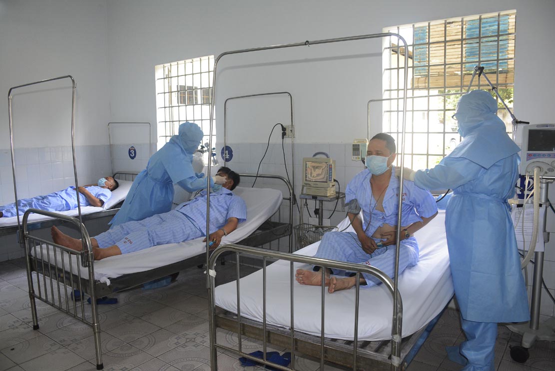 Các đơn vị quân đội diễn tập phòng, chống dịch Covid-19