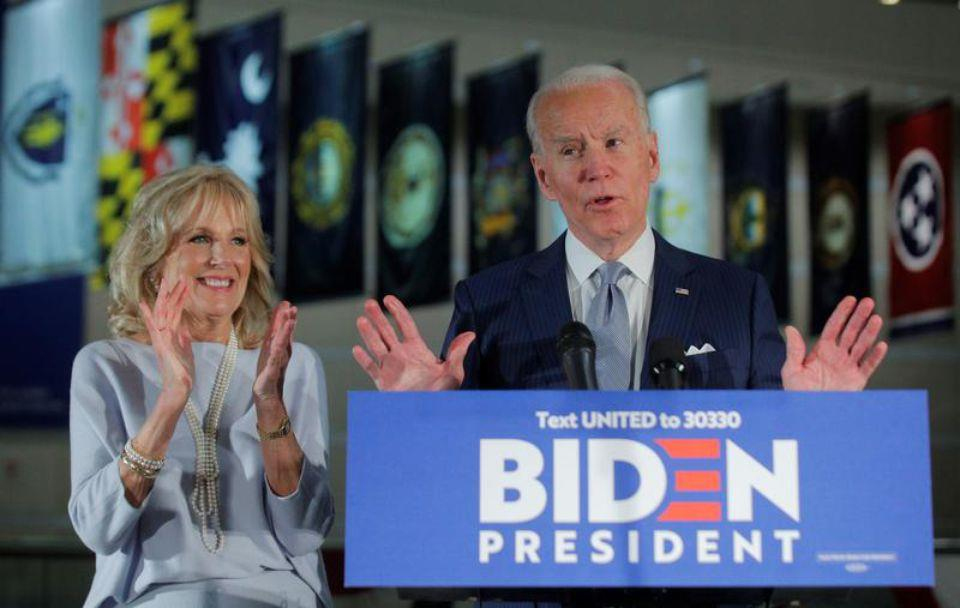 Cựu Phó tổng thống Joe Biden trên đà chiến thắng