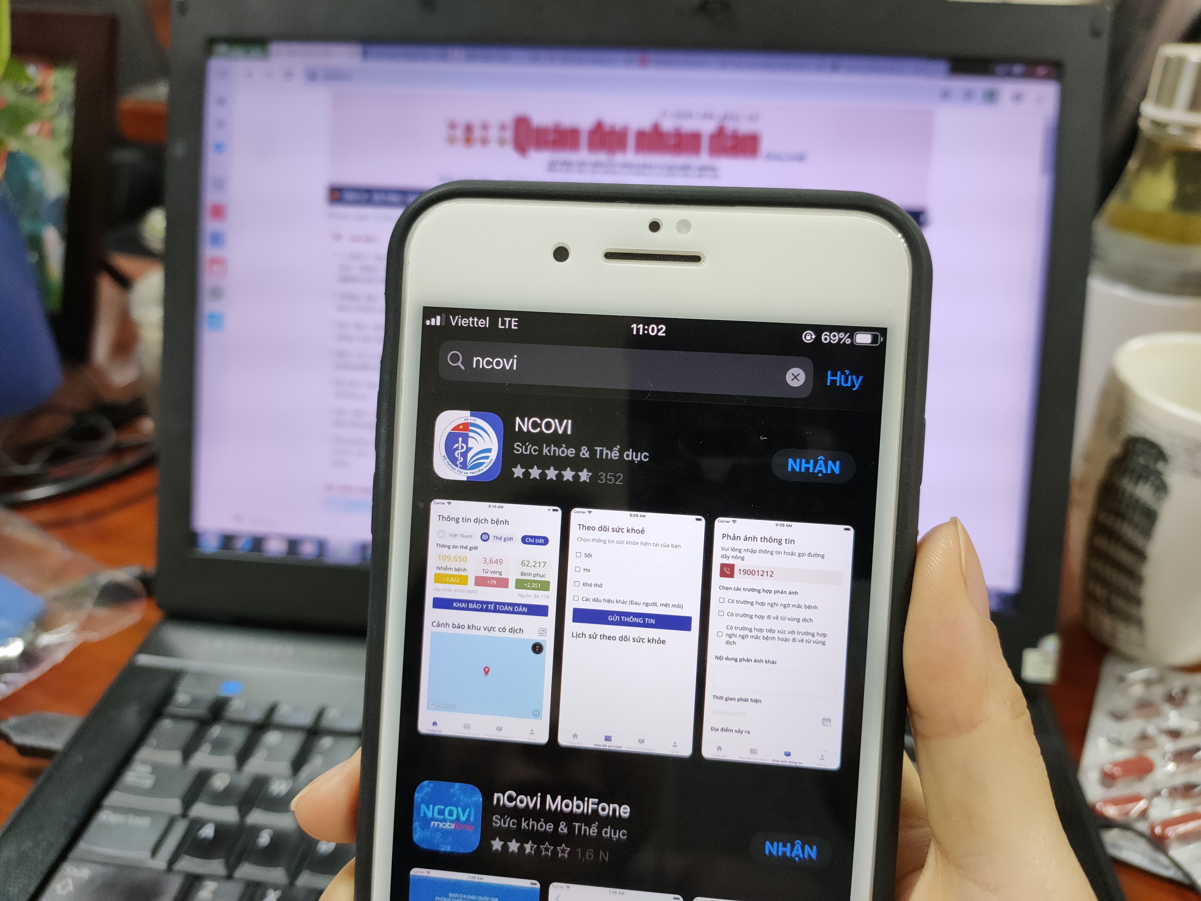 Ứng dụng khai báo y tế toàn dân NCOVI đã có mặt trên AppStore