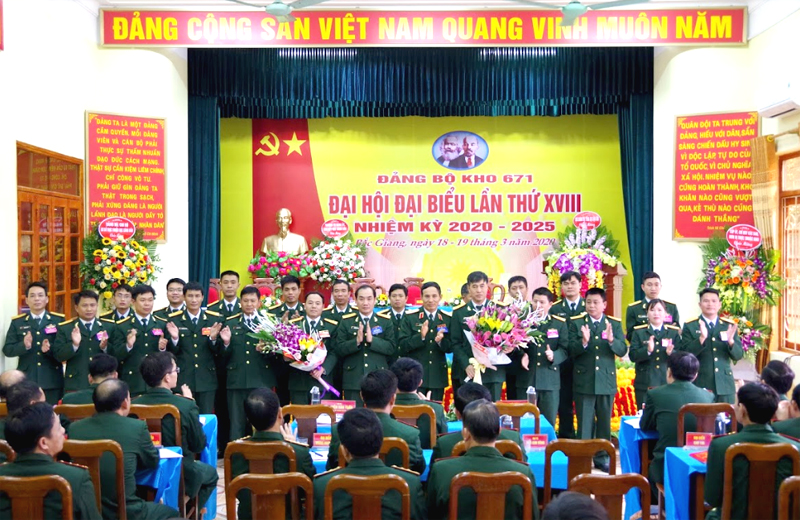 Đảng bộ Kho 671 tổ chức thành công Đại hội nhiệm kỳ 2020-2025

