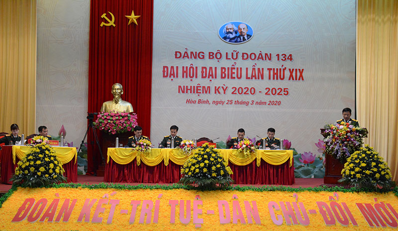 Khai mạc Đại hội đại biểu Đảng bộ Lữ đoàn 134 lần thứ XIX