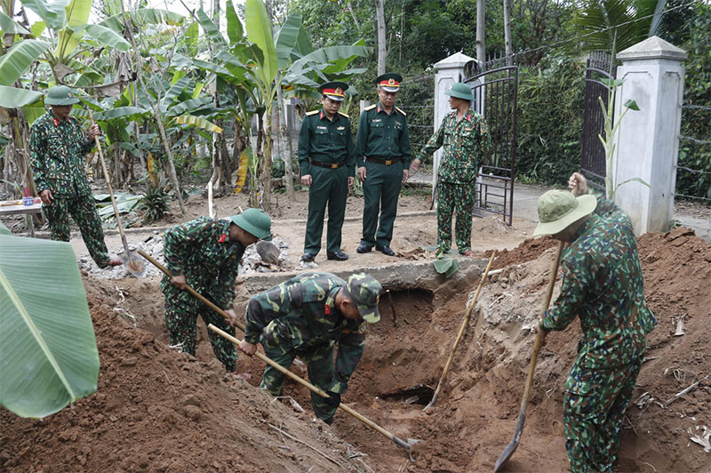 Đội 584, Bộ CHQS tỉnh Quảng Trị tìm kiếm, quy tập 1 hài cốt liệt sĩ

