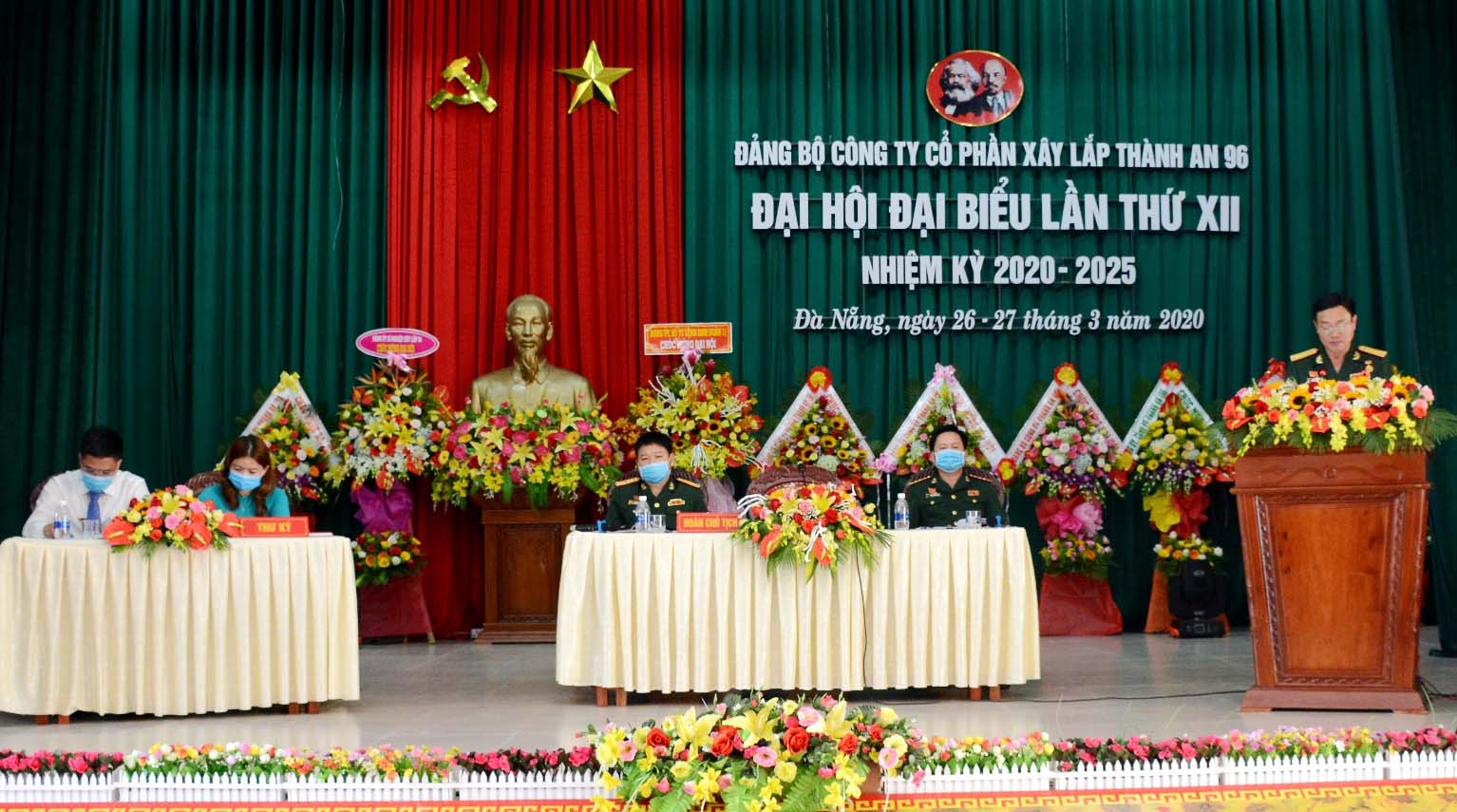 Công ty cổ phần xây lắp Thành An 96 tổ chức Đại hội Đảng bộ nhiệm kỳ 2020-2025