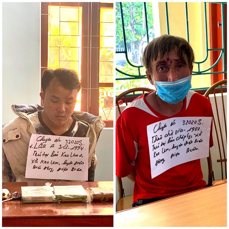 Bắt các đối tượng mua bán trái phép 2 bánh heroin

