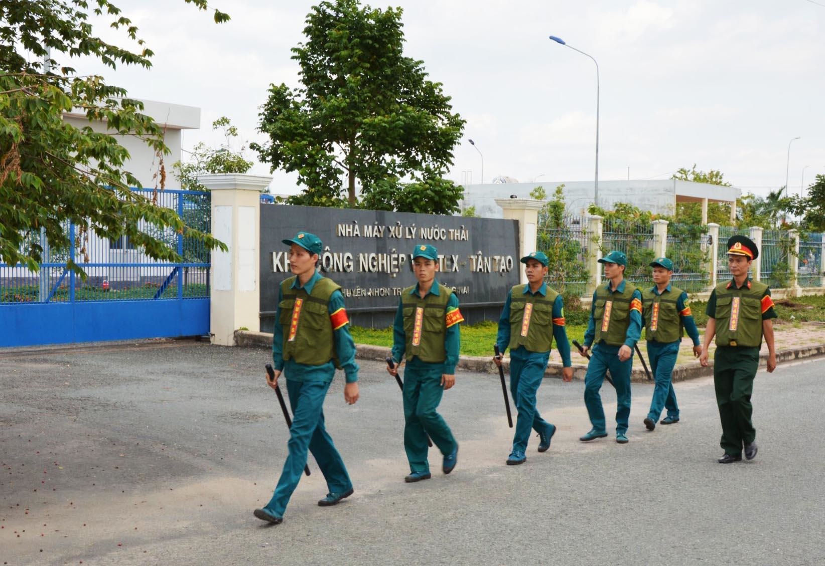 Phát huy vai trò dân quân thường trực khu công nghiệp


