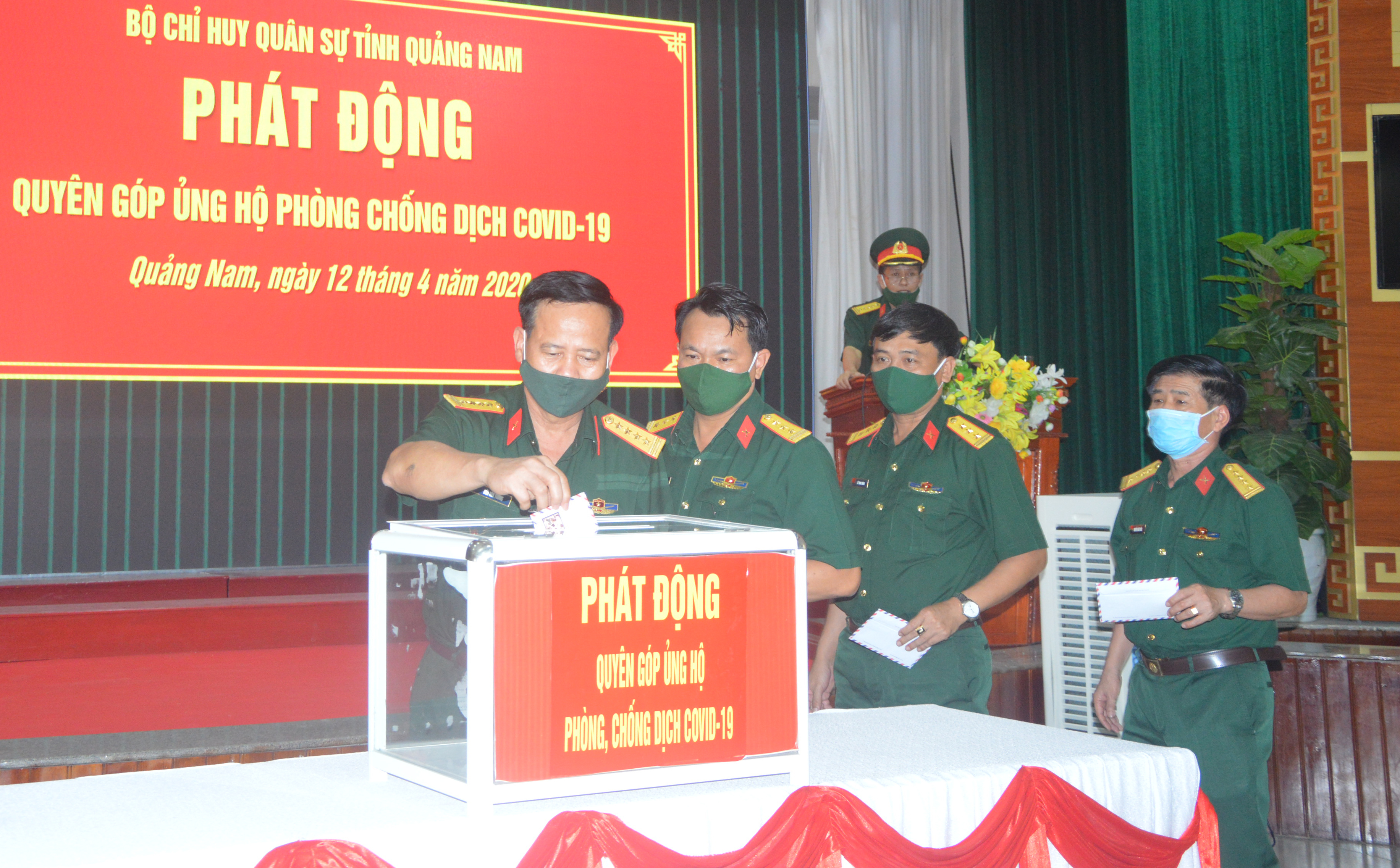 Bộ CHQS tỉnh Quảng Nam rút kinh nghiệm công tác phòng, chống dịch Covid-19