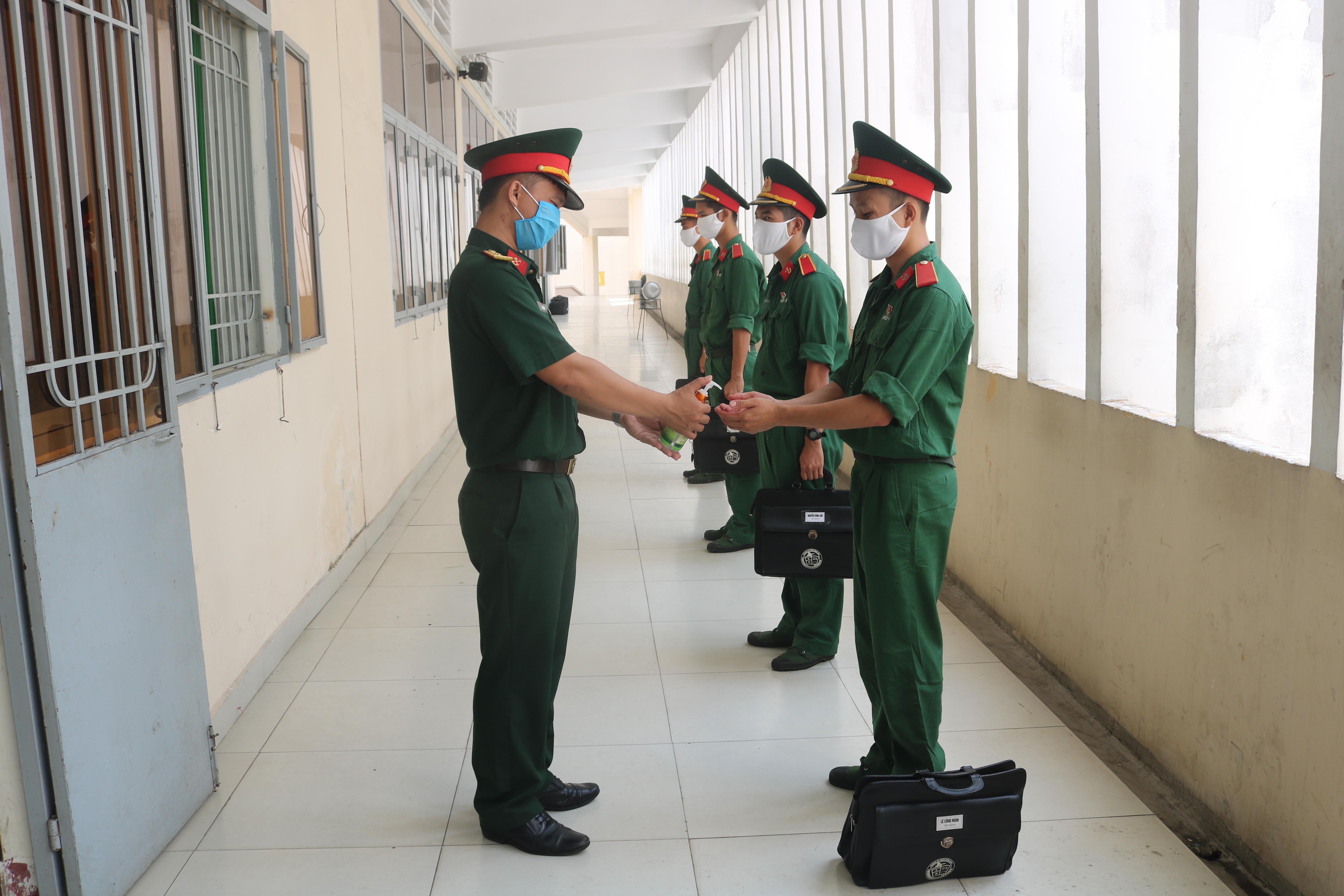 Phòng dịch ở Trường Sĩ quan Công binh