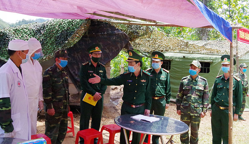 Kiểm tra công tác phòng, chống dịch Covid-19 tại địa bàn biên giới

