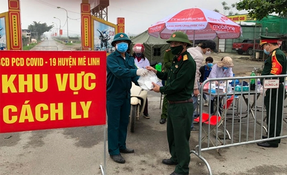 Chủ nhiệm hậu cần hết mình với công tác phòng, chống dịch