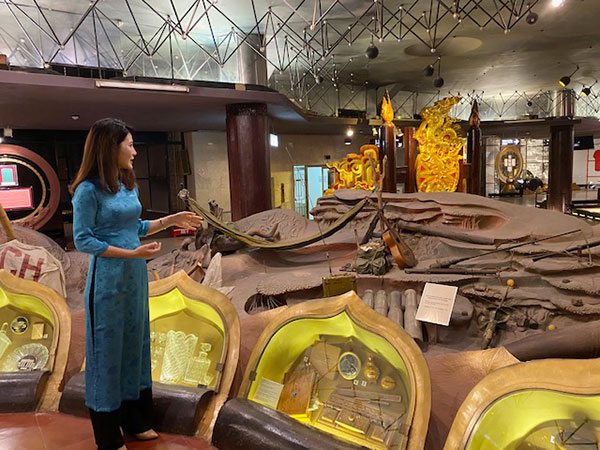 Không gian trưng bày về mùa xuân toàn thắng năm 1975