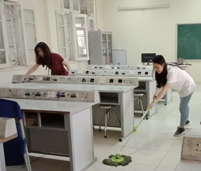 Ngôi trường xanh sẵn sàng đón học sinh trở lại!