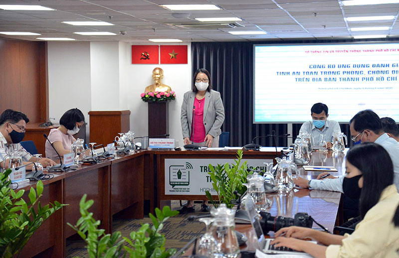 TP Hồ Chí Minh công bố triển khai ứng dụng đánh giá tính an toàn trong phòng, chống dịch


