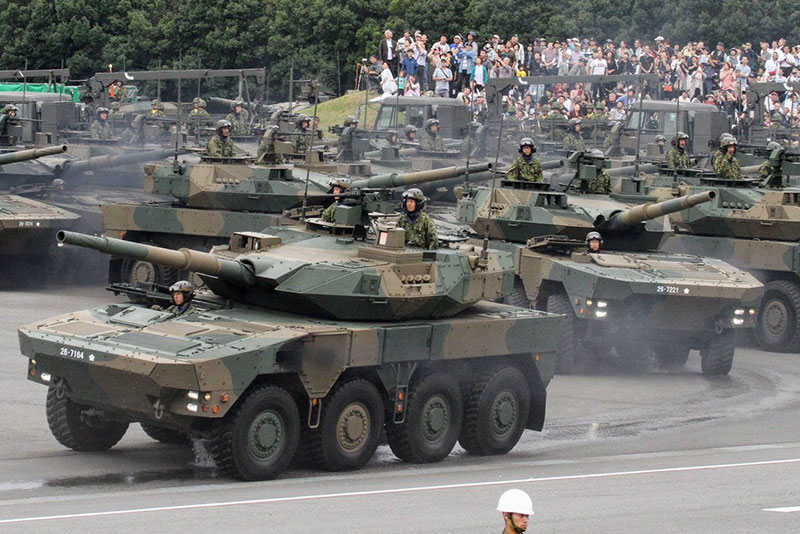 Nhật Bản tăng cường lực lượng xe tác chiến, pháo tự hành