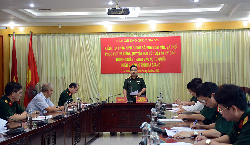 Bảo đảm thuận lợi cho công tác rà phá bom mìn và tìm kiếm, quy tập hài cốt liệt sĩ