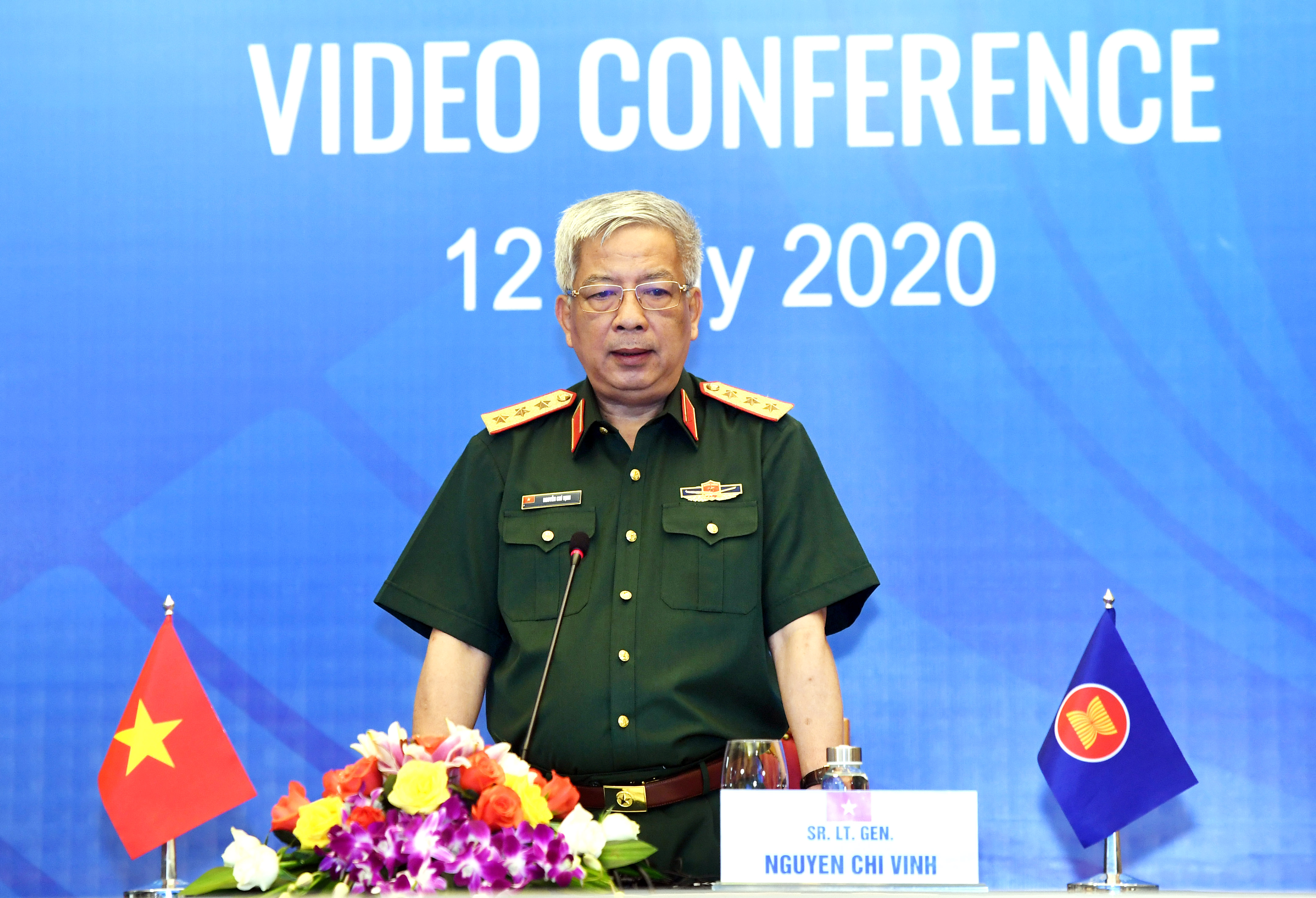 Hội nghị trực tuyến Nhóm làm việc Quan chức Quốc phòng cấp cao ASEAN