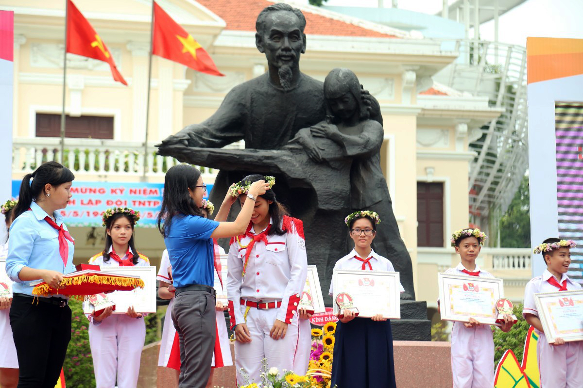 Như có Bác dõi theo mỗi hoạt động của thiếu nhi

