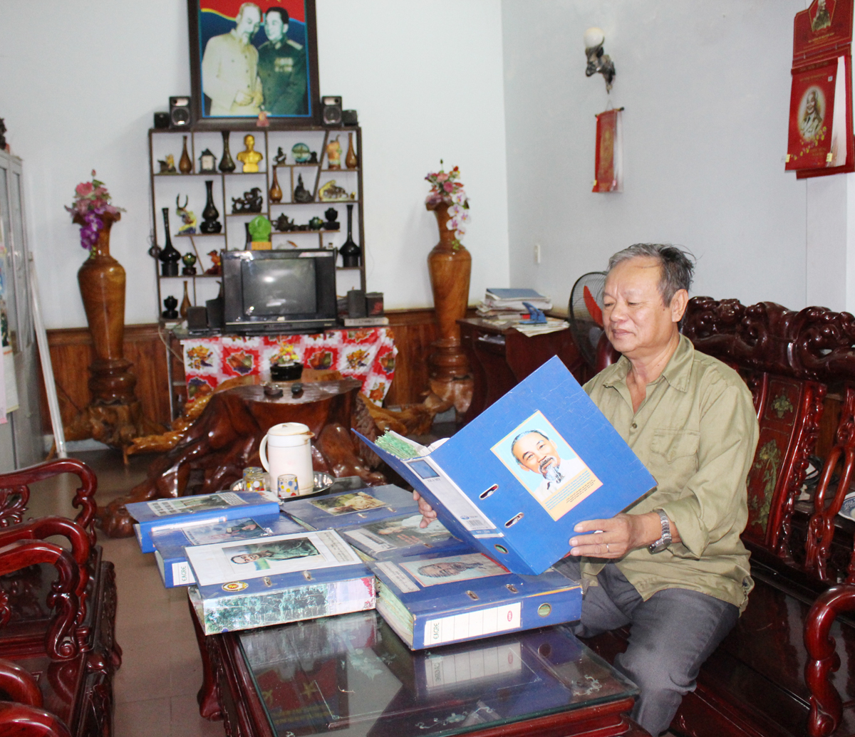 Người cựu chiến binh nặng lòng với Bác Hồ

