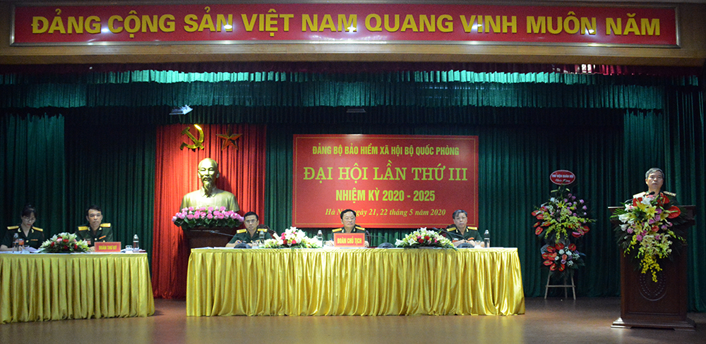 Đảng bộ Bảo hiểm xã hội Bộ Quốc phòng tổ chức Đại hội nhiệm kỳ 2020-2025