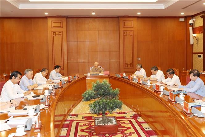 Tổng Bí thư, Chủ tịch nước Nguyễn Phú Trọng chủ trì họp Thường trực Ban Chỉ đạo Trung ương về phòng, chống tham nhũng

