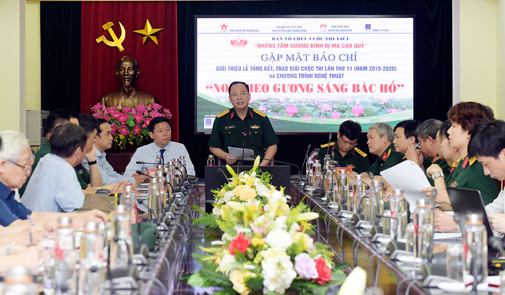 Gặp mặt báo chí thông tin về Lễ tổng kết và trao giải Cuộc thi viết “Những tấm gương bình dị mà cao quý” lần thứ 11