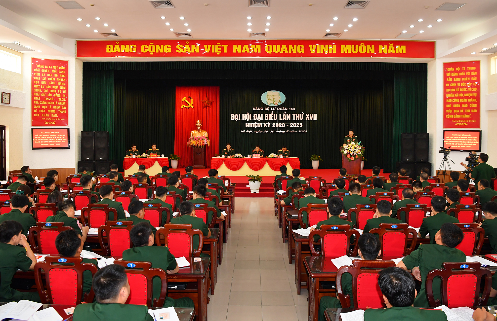Đại hội Đảng bộ Lữ đoàn 144 lần thứ XVII, nhiệm kỳ 2020-2025
