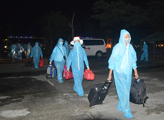 Quảng Nam tiếp nhận, cách ly 344 công dân Việt Nam từ Đài Loan (Trung Quốc) về nước