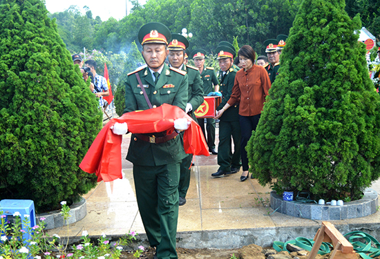 Truy điệu và an táng 17 liệt sĩ thuộc Tiểu đoàn Đặc công 404, Quân khu 5
