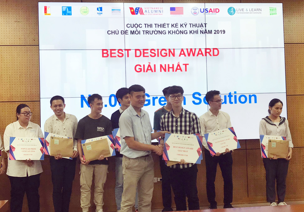 12 sản phẩm lọt vào chung kết Cuộc thi Thiết kế kỹ thuật chủ đề Môi trường Không khí 2019  