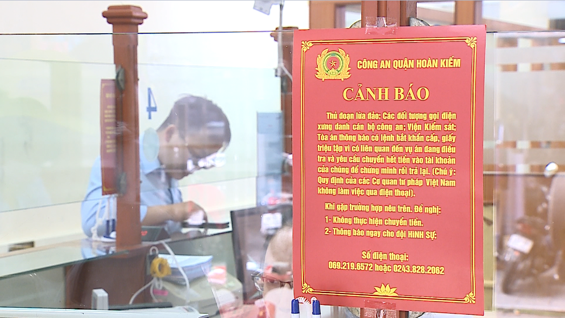 Pa nô cảnh báo lừa đảo tại ngân hàng mang lại hiệu quả cao