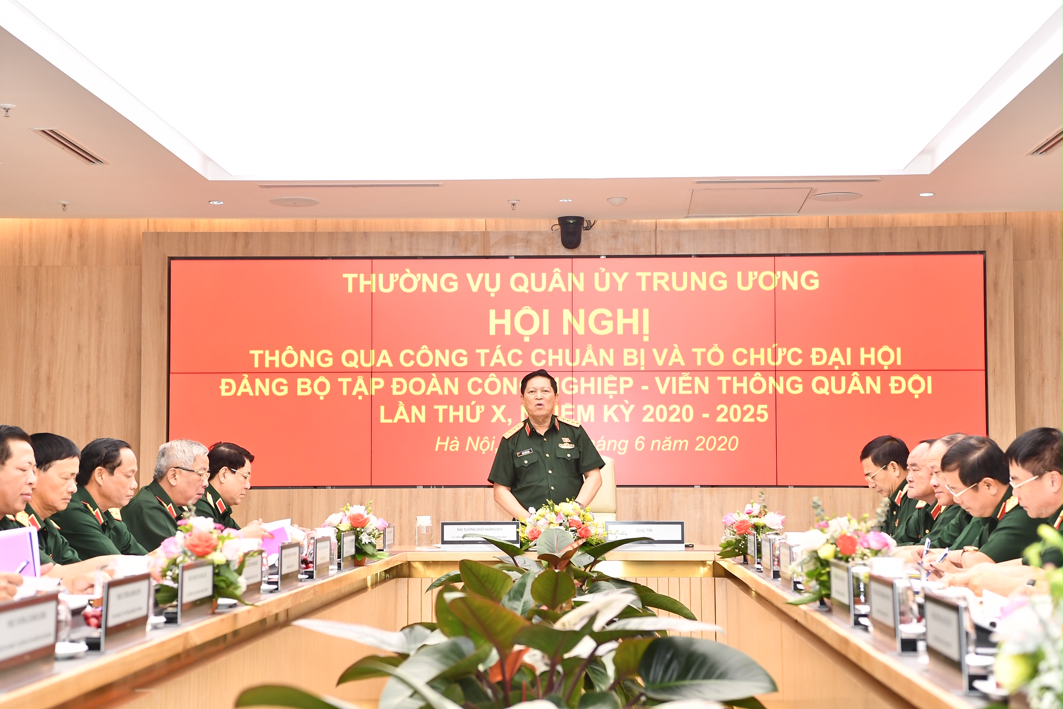 Thường vụ Quân ủy Trung ương thông qua công tác chuẩn bị, tổ chức Đại hội Đảng bộ Tập đoàn Công nghiệp-Viễn thông Quân đội