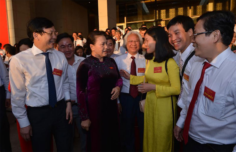 Chủ tịch Quốc hội Nguyễn Thị Kim Ngân gặp mặt đại biểu người làm báo tiêu biểu