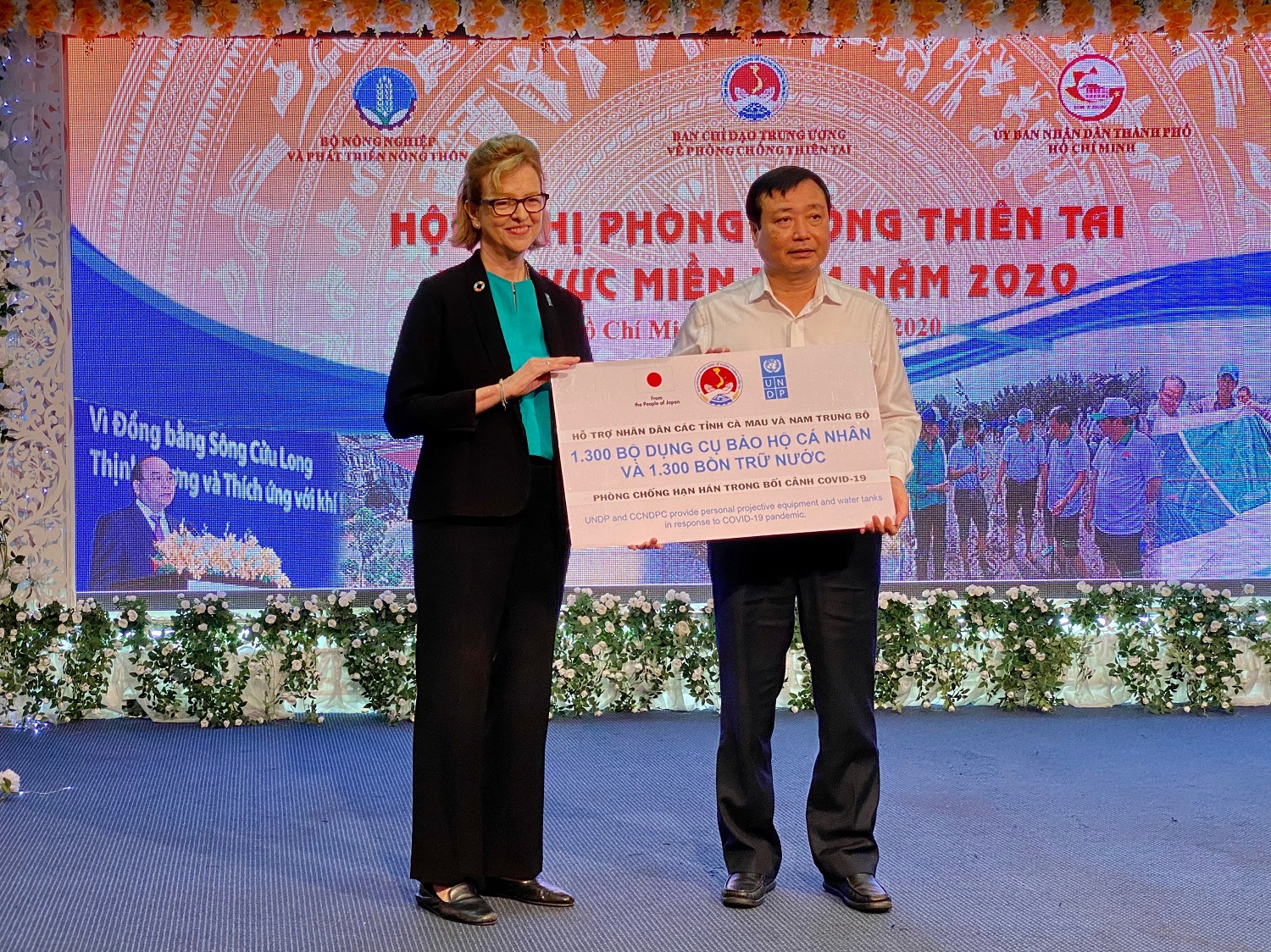 Nhật Bản và UNDP hỗ trợ phòng, chống Covid-19 cho các hộ nghèo ở khu vực phía Nam 