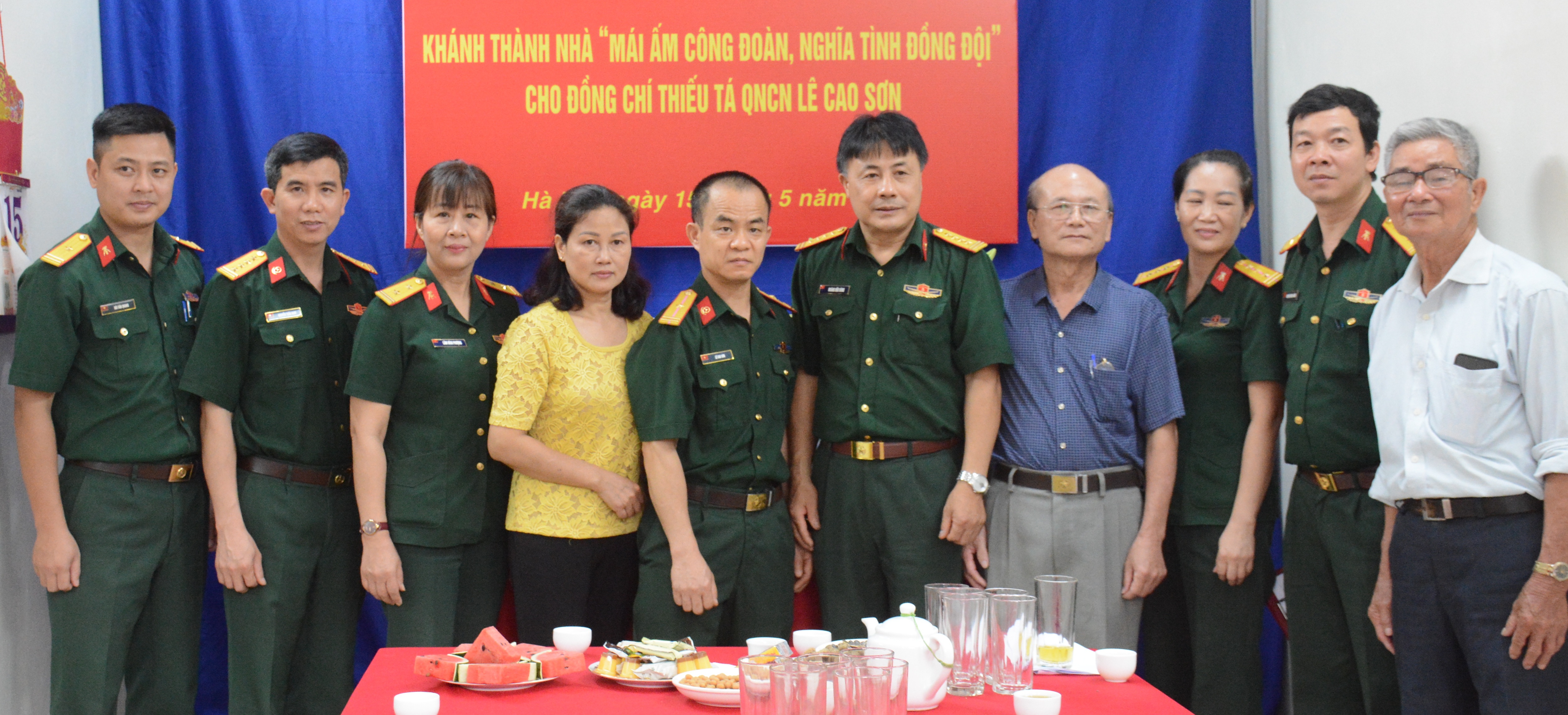 Ngôi nhà được xây bằng tấm lòng đồng đội