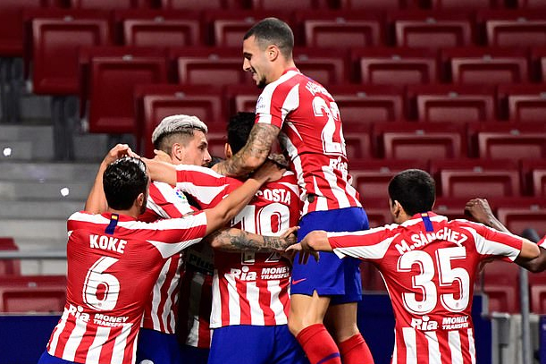 Vòng 30 La Liga: Atletico Madrid thắng nhọc Real Valladolid