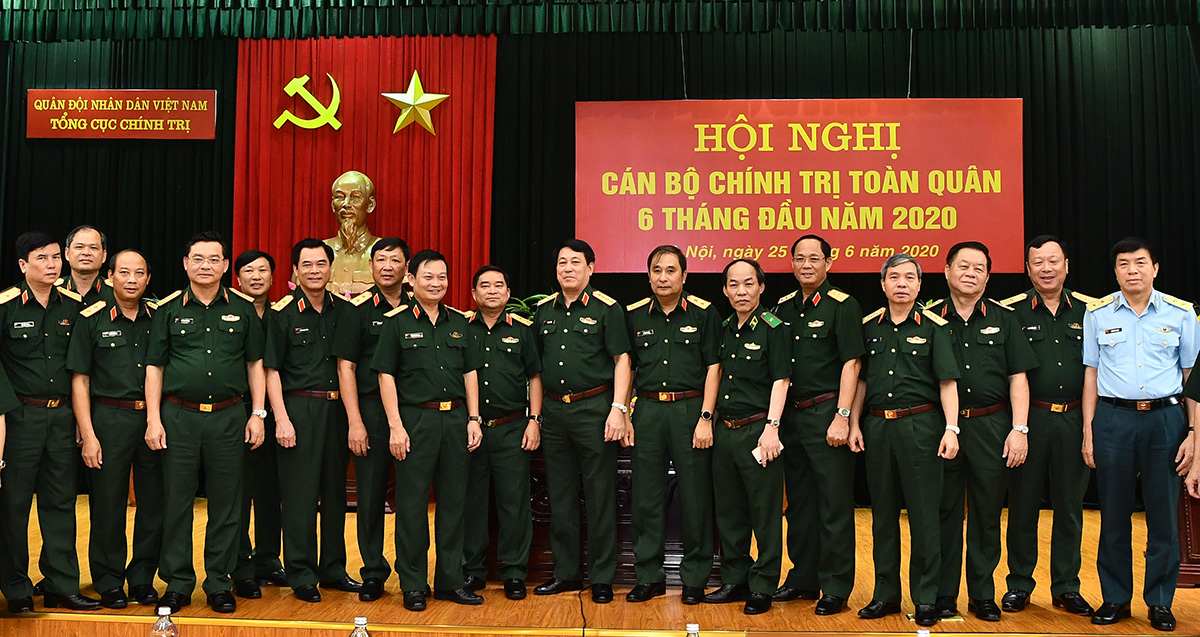Tổng cục Chính trị tổ chức Hội nghị cán bộ chính trị toàn quân 6 tháng đầu năm 2020