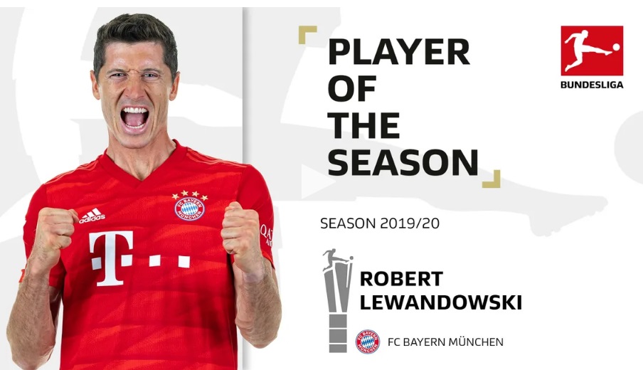 Lewandowski giành danh hiệu 