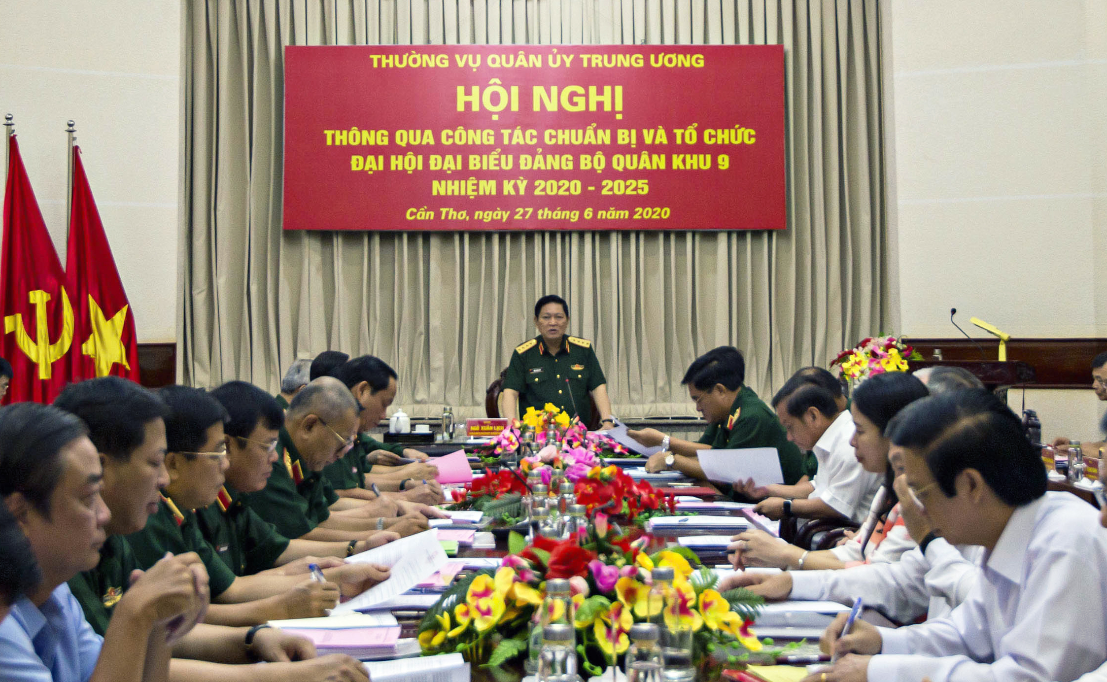 Thường vụ Quân ủy Trung ương thông qua công tác chuẩn bị và tổ chức Đại hội đại biểu Đảng bộ Quân khu 9