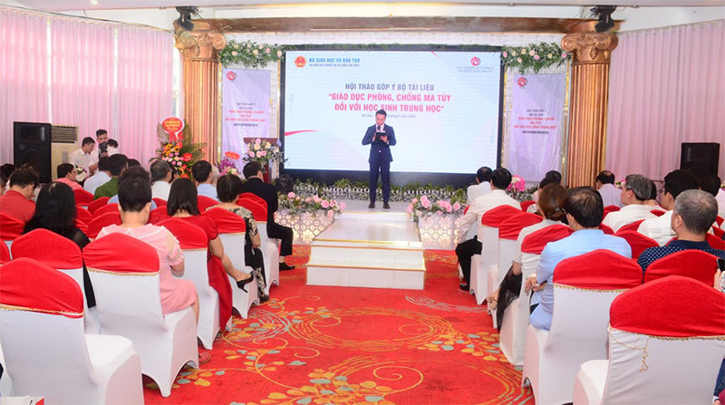 Hội thảo góp ý Bộ tài liệu “Giáo dục phòng, chống ma túy đối với học sinh trung học”

