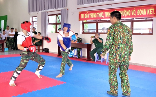 Bộ đội Biên phòng Bà Rịa-Vũng Tàu tổ chức hội thao võ chiến đấu tay không