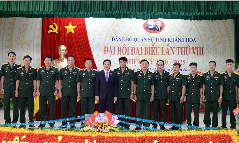 Đảng bộ Quân sự tỉnh Khánh Hòa tổ chức Đại hội đại biểu lần thứ VIII, nhiệm kỳ 2020-2025

