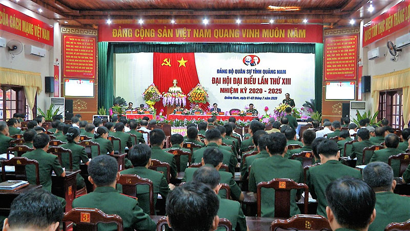 Đại hội đại biểu Đảng bộ Quân sự tỉnh Quảng Nam nhiệm kỳ 2020-2025

