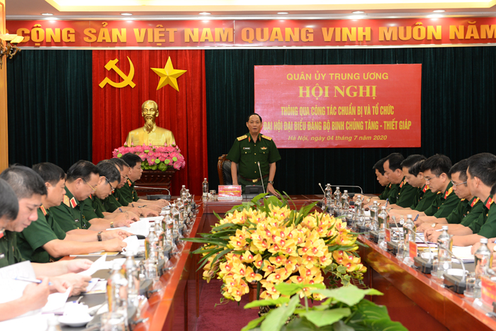 Quân ủy Trung ương thông qua công tác chuẩn bị và tổ chức Đại hội đại biểu Đảng bộ Binh chủng Tăng thiết giáp