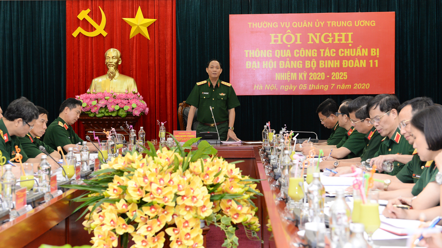 Thường vụ Quân ủy Trung ương thông qua công tác chuẩn bị Đại hội Đảng bộ Binh đoàn 11