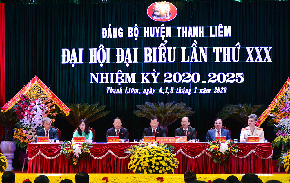 Đảng bộ huyện Thanh Liêm (Hà Nam) tổ chức Đại hội lần thứ XXX