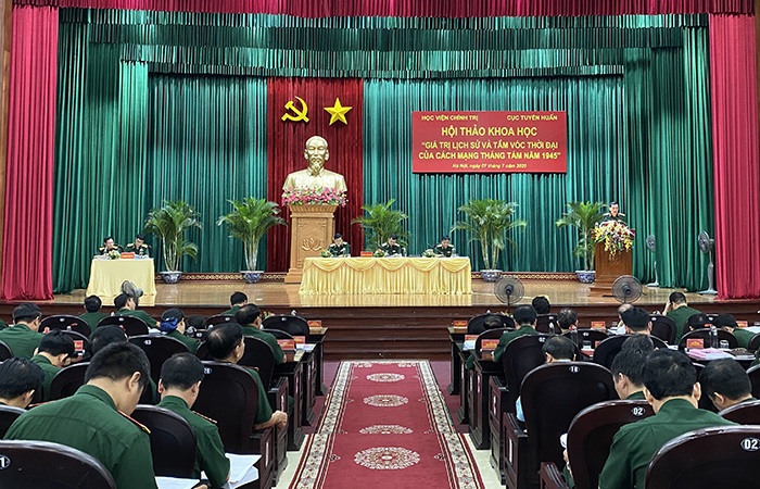 Hội thảo khoa học “Giá trị lịch sử và tầm vóc thời đại của Cách mạng Tháng Tám năm 1945”