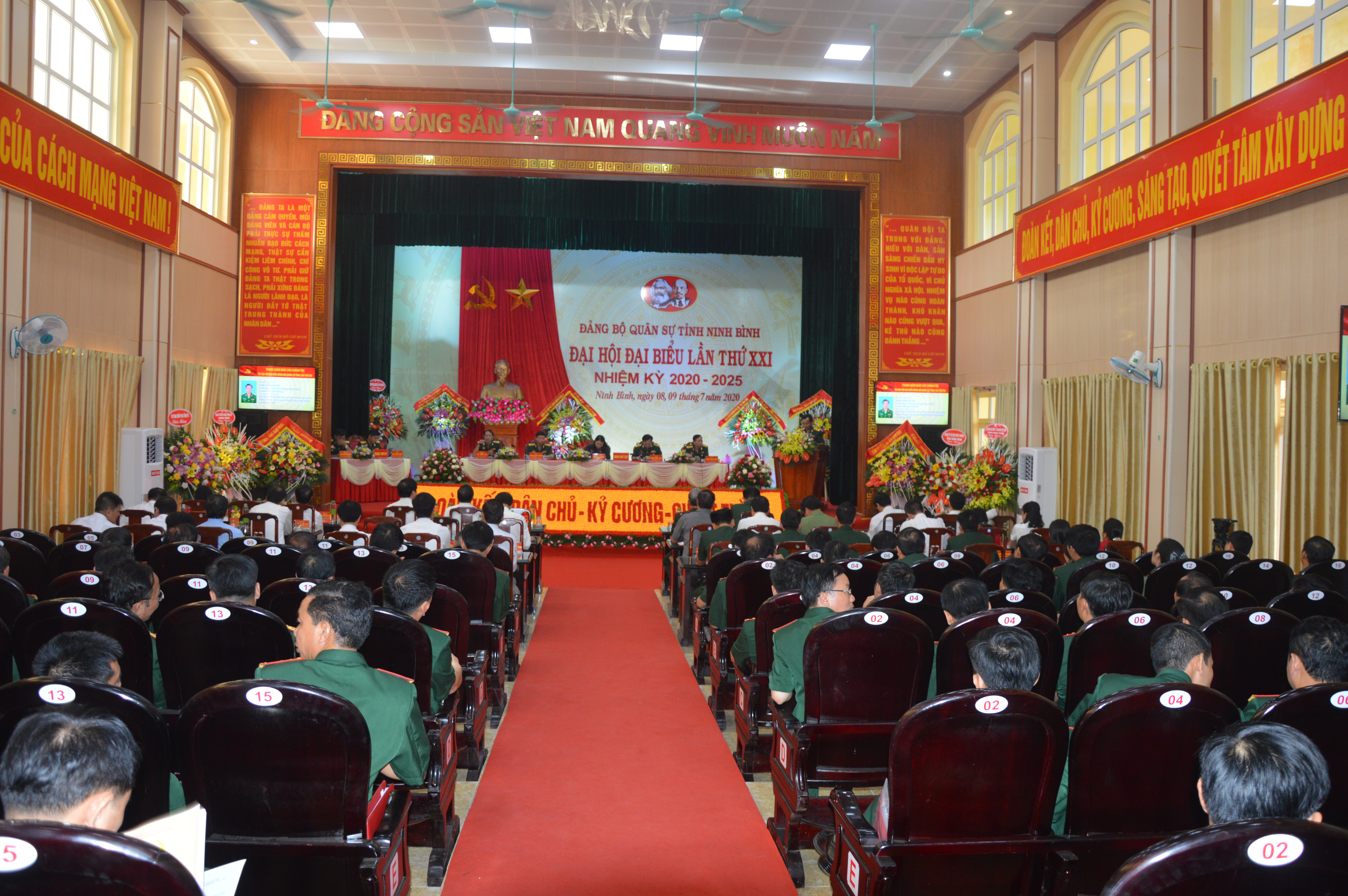 Đại hội đại biểu Đảng bộ Quân sự tỉnh Ninh Bình lần thứ XXI nhiệm kỳ 2020-2025