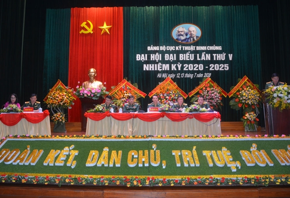 Đảng bộ Cục Kỹ thuật Binh chủng tổ chức Đại hội đại biểu nhiệm kỳ 2020-2025

