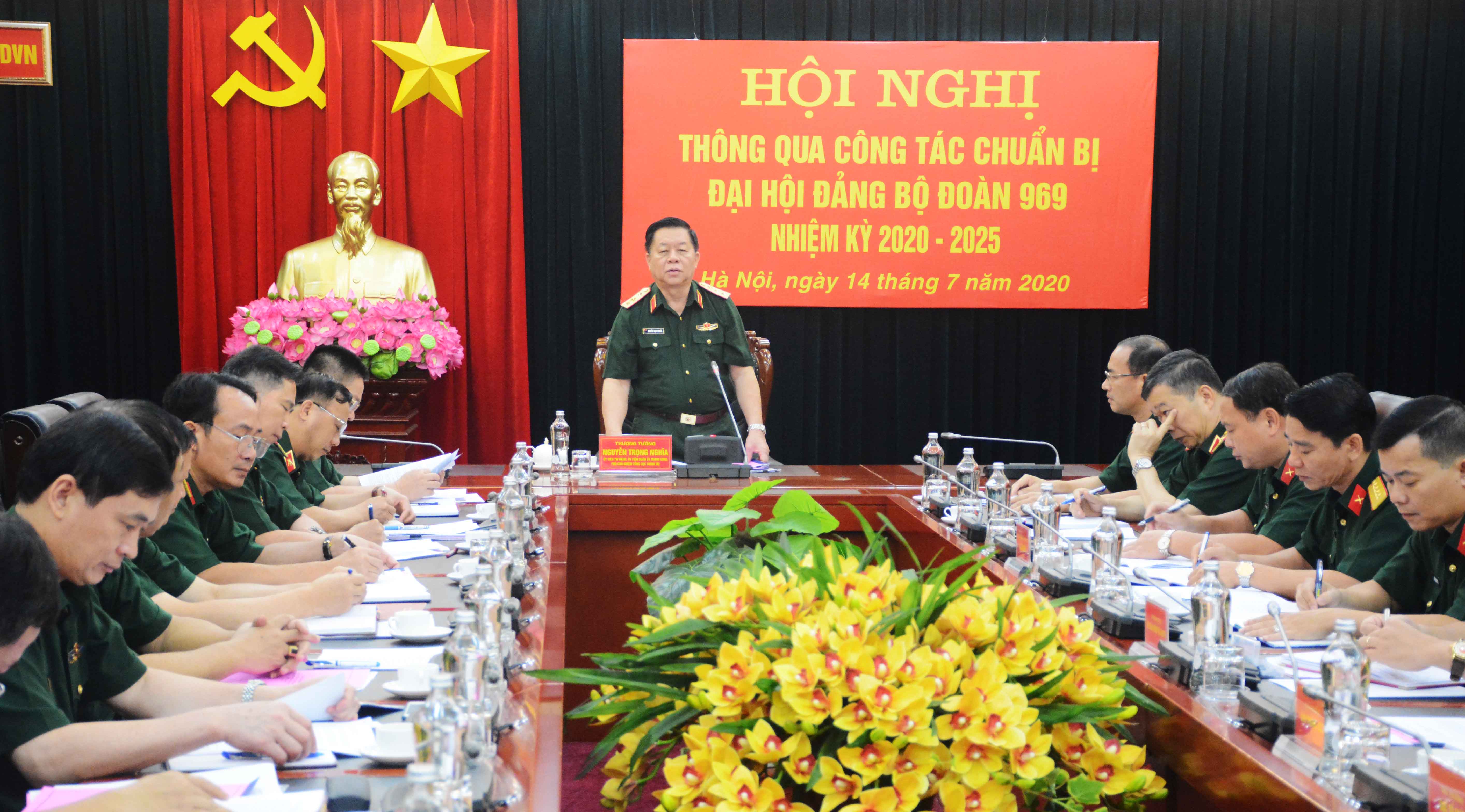 Thông qua công tác chuẩn bị Đại hội đảng bộ Đoàn 969 lần thứ X, nhiệm kỳ 2020-2025